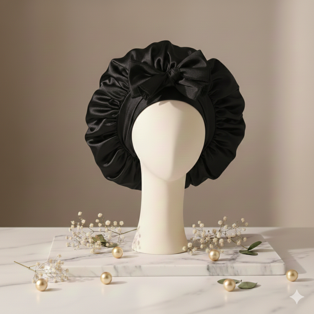 Mantelo Satin Silk Bonnet
