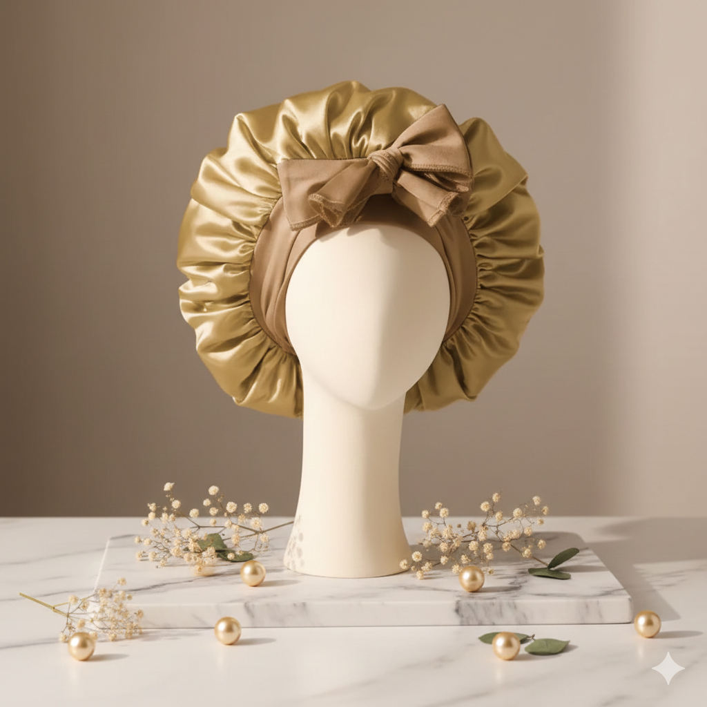 Mantelo Satin Silk Bonnet