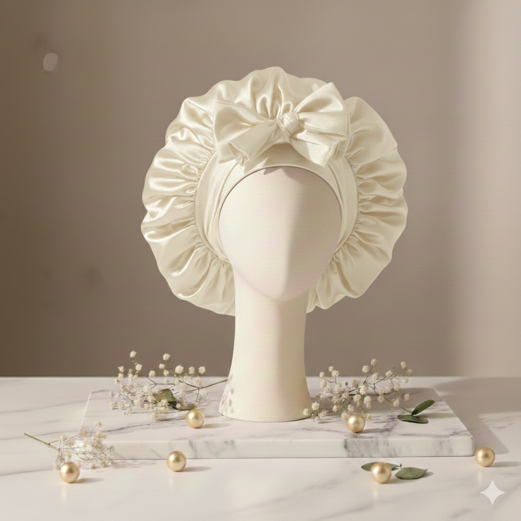 Mantelo Satin Silk Bonnet