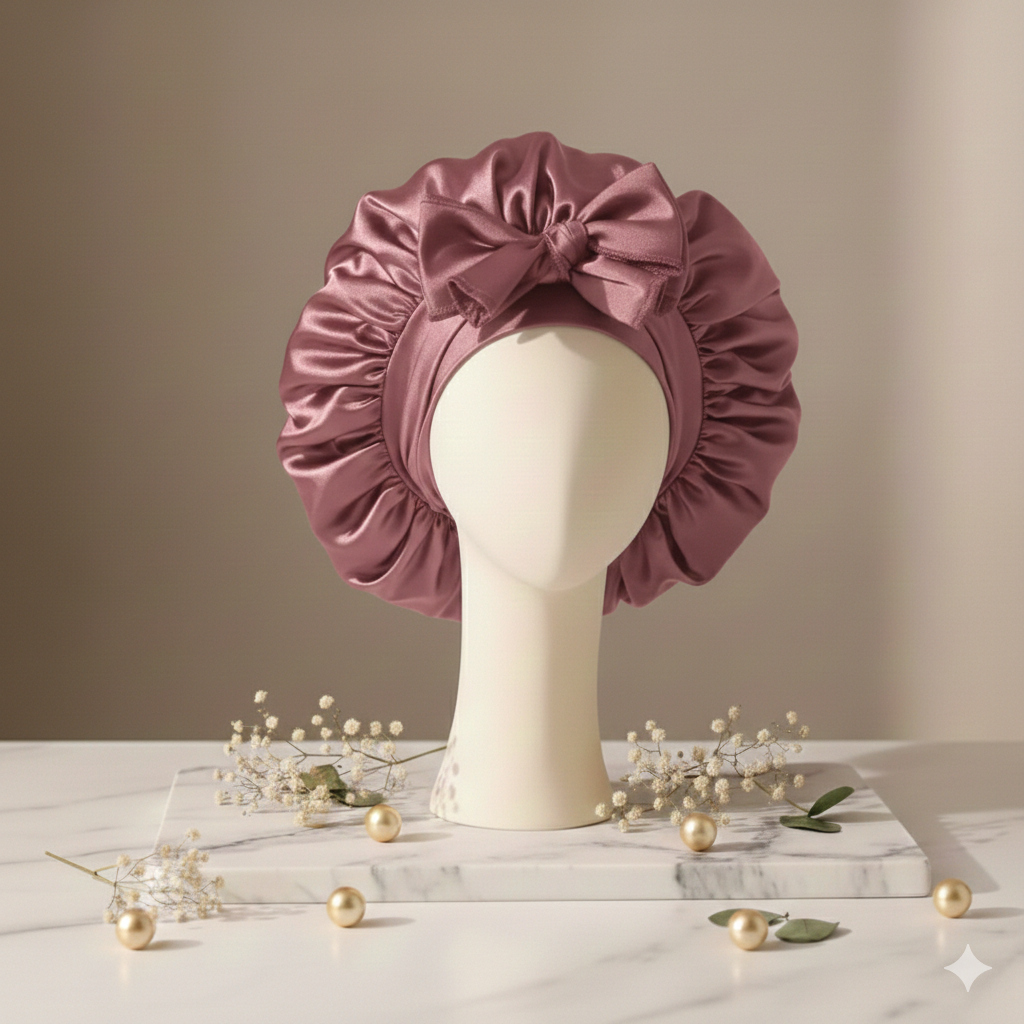 Mantelo Satin Silk Bonnet
