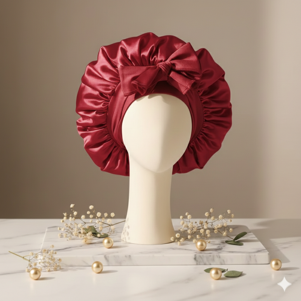 Mantelo Satin Silk Bonnet