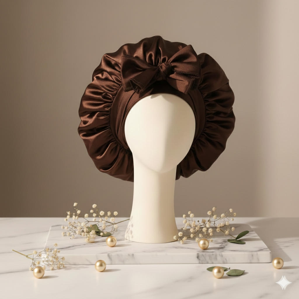 Mantelo Satin Silk Bonnet